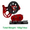 AMK 1/10 Transmission 30% OD Transfer Case Forward Motor Mount with Delrin Spur Gear for 1/10 RC Crawler Axial SCX10 II Element Enduro DIY LCG Chassis SCX10 Upgrades (Red) view 4