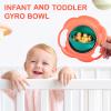 Song Qing Magic Gyro Bowl 360 Degree Rotate Spill-Proof Bowls with Lid Plastic Creative Dishes Practice Feeding Bowls view 3