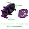 AMK 1/10 Transmission 30% OD Transfer Case Forward Motor Mount with Delrin Spur Gear for 1/10 RC Crawler Axial SCX10 II Element Enduro DIY LCG Chassis SCX10 Upgrades (Purple) view 3
