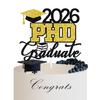 2026 PHD Graduate Cake Topper, Congrats PHD, PHD Graduation, PHinally Done, Class of 2026 College Graduation Party Decorations Supplies view 1