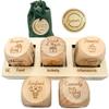 Deluxe Date Night Dice Game - Fun Romantic Couples Gift - 5 Dice, Decision Coin, Board & Carry Bag for Bachelorette, Anniversary, Wedding, Bridal Shower - Girlfriend Wife Husband Him Her Anniversaries view 1
