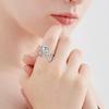 qielizhu Skull Ring 925 Sterling Silver Skull Ring Anxiety Relief Rings Anti Anxiety Stress Ring with Bead Spinner Rings Jewelry Gifts for Women (8) view 4