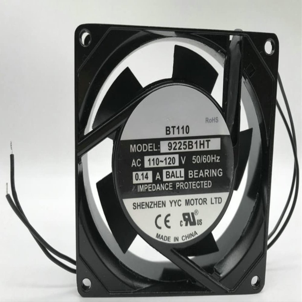 Cooling Fan 110-120V 92mm 9225 for 9225B1HT 0.14A 92x92x25mm Cooling Fan