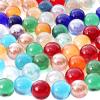 FUTUREPLUSX 150PCS Glass Marbles Bulk, 5/8inch Colorful Marbles for Running Game, Board Table Game Gift for Families Children and Friends view 1
