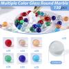 FUTUREPLUSX 150PCS Glass Marbles Bulk, 5/8inch Colorful Marbles for Running Game, Board Table Game Gift for Families Children and Friends view 2