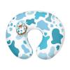KUIFORTI Cow Print Nursing Pillow Cover Blue Nursing Covers for Breastfeeding Pillows Ultra Soft Comfortable Slipcover for Baby Boy and Girls,Music Note Print view 1