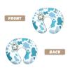 KUIFORTI Cow Print Nursing Pillow Cover Blue Nursing Covers for Breastfeeding Pillows Ultra Soft Comfortable Slipcover for Baby Boy and Girls,Music Note Print view 3