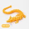 3D Printed Dragon - Full Articulated Crystal Dragon with Egg,Home Office Decor Executive Desk Toys,Adults Surprise Fidget Toys for Autism/ADHD (Silk Gold,12") view 2