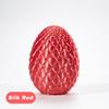 3D Printed Dragon - Full Articulated Crystal Dragon with Egg,Home Office Decor Executive Desk Toys,Adults Surprise Fidget Toys for Autism/ADHD (Silk Red,12") view 3