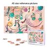 1000 Piece Jigsaw Puzzle for Adults Personalized Picture Puzzle Cartoon Musical Notes Customized Wooden Puzzle for Family, Birthday, Wedding, Game Nights Gifts, 29.5"x19.7" view 2