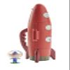 Ben & Holly Electronic Elf Rocket, Toddler Toy, Gift for 3-6 Years Old, Little Kingom, Interactive Toy with Lights and Sounds, Silver view 3