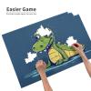 1000 Piece Jigsaw Puzzle for Adults Personalized Picture Puzzle Cartoon Crocodile Customized Wooden Puzzle for Family, Birthday, Wedding, Game Nights Gifts, 29.5"x19.7" view 4