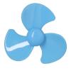 10Pcs 50mm Shaft Propeller with 3 Vanes,3 Blades Propeller with 2mm Hole,Fan Leaves RC Boat Propeller for DIY Science and Toys,ABS Turning Propellers Replacement (Blue) view 4