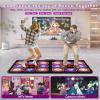 Acelufly Double Dance Mat - Wireless Electronic Dance Mat for TV with Camera, Anti-Slip Fitness Dance Pad for Kids & Adults, Dance Game Mat Toy Gift for 3-12 Year Old Girls & Boys (Black) view 2