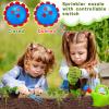 Biubee Kids Gardening Tools Set - Sturdy Watering Can Toy Set with Metal Shovel Hand Rake Kids Gloves, Toddler Gardening Kit Garden Toys for Outdoor Beach Sand Toy Gift view 3