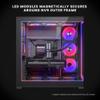 Phanteks NV9 ARGB Lighting Kit - 4X LED Modules & Power Hub, Black view 3