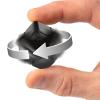bopster Fidget Cube Spinner | Anodised Metal Hand Spinner | Sensory & Stress Relief Toy for Kids & Adults | ADHD, ADD, Autism | Ideal Gift | Black view 4