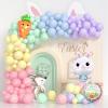 Yumiche Easter Balloon Arch Spring Balloon Garland Arch Ki With Pastel Balloons,Bunny And Carrot Foil Balloons for Easter Decorations view 1