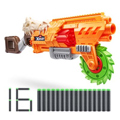 XSHOT Insanity HorrorFire Doomsday by Zuru with 16 Darts, Air Pocket Technology Darts and Dart Storage, Outdoor Toy for Boys and Girls, Teens and Adults