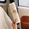 Car Seat Belt Cover Stocking Stuffers Cute Creative Toy Flower Cloud Duck Safety Seatbelt Shoulder Pad Auto Accessory Neck Cushion Protector Seatbelt Shoulder Protector Nice Gift (Simple White) view 1
