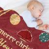 ANSXINDA Personalized Baby Blanket for Girls with Name,Custom Christmas Blanket, Birthday Gift for Infant Newborn Toddler, Customized Kid Name Blanket Soft Fleece Blanket, 50"x60" view 4