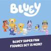 Bluey Super Fan Figurines for Toddlers Set, 11 Character Pack with Exclusive Figures, Toddler Figurine Toys Includes Bluey, Bingo & More, Ages 3+ view 2