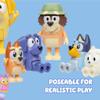 Bluey Super Fan Figurines for Toddlers Set, 11 Character Pack with Exclusive Figures, Toddler Figurine Toys Includes Bluey, Bingo & More, Ages 3+ view 4