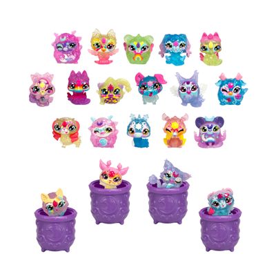 Magic Mixies Minis Shimmerverse Series Mega Pack - 20 Mixies, 4 Hidden in Cauldrons, 5 New Powers to Discover, 90 to Collect