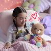 Thready Bear - Interactive 14" Plush Teddy Bear. Make A Wish & Bear Comes to Life. Magical Expressive Button Eyes - Happy, Sad, Winks & Blinks. 70+ Expressions & Reactions. Batteries Included. Ages 3+ view 3