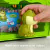Fisher-Price Little People Toddler Toy Forest Friends Carry Case Playset with Animal Figures for Pretend Play Kids Ages 1+ Years view 2