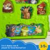Fisher-Price Little People Toddler Toy Forest Friends Carry Case Playset with Animal Figures for Pretend Play Kids Ages 1+ Years view 3