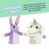 Bluey Unicorse & Bob Bilby Hand Puppet Plush 2-Pack  8-9 Soft Deluxe Fabric, Embroidered Details, Perfect for Toddler Hands, Imaginative Play, Official Bluey Toys, Amazon Exclusive view 3