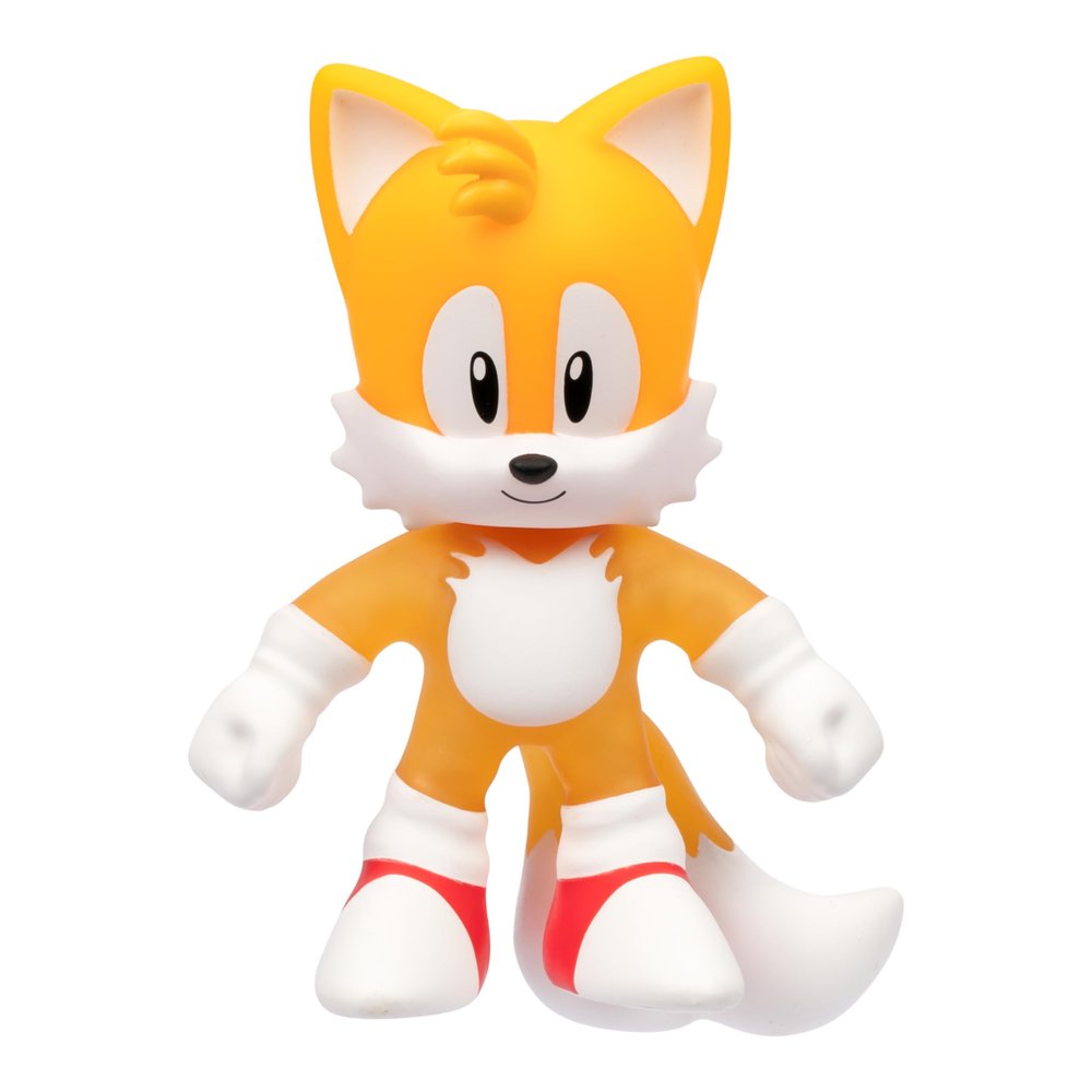 Heroes of Goo Jit Zu Stretch Surge Tails, Powered Up with Glow Surge Giving Him Glow-in-The-Dark Powers, Scrunchy, Stretchy Filling, Stretch Him Up to 3 Times His Size  Sensory Toys