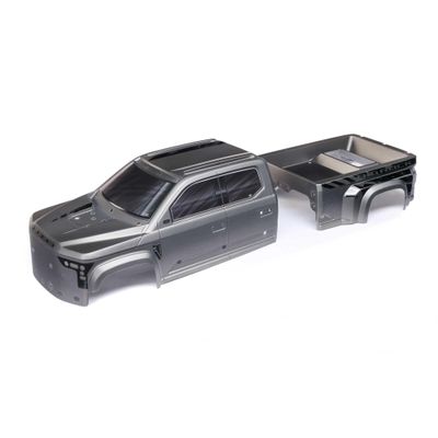 ARRMA Big Rock 6S BLX Painted Decaled Trimmed Body - Gunmetal, ARA411026