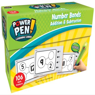 Teacher Created Resources Power Pen Learning Cards: Number Bonds - Addition & Subtraction Grades 1+ (TCR6720)