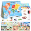 WethCorp Toys for 3-8, Geography Busy Book Sensory Toys for Boys 3-6 Educational Toy for Kids Boy 4-9 Preschool Learning Activities Homeschool Birthday Gift for Girls and Boys Ages 5-7 view 1