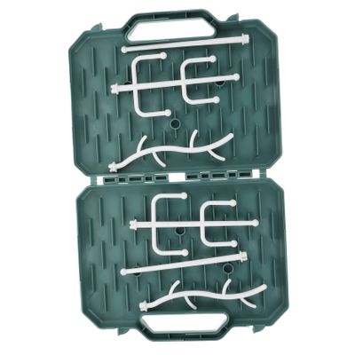 COOLHIYA Handheld Baby Bottle Drain Stand Multi-Functional Nursing Supplies Baby Bottle Drying Case Water Storage