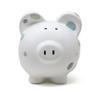Child to Cherish Ceramic Piggy Bank for Girls, Pastel Multi Dot view 2