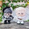 niannyyhouse 10cm 15cm 20cm Plush Doll Clothes Berets Jacket Pants Eyewear Leather Boots Leopard Print Suits Dolls Accessories (Black, 10cm) view 2