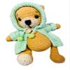 Handmade Teddy Bear Crochet Plushie Doll Amigurumi Bear doll toddler gifts baby shower gifts Baby nursery decor Photo props view 1