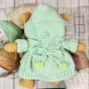 Handmade Teddy Bear Crochet Plushie Doll Amigurumi Bear doll toddler gifts baby shower gifts Baby nursery decor Photo props view 4