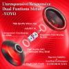 WATIEOBOO yoyo Responsive Yoyos for Beginners, yoyo Professional Unresponsive Metal yo yo for Advanced Players with Bearing Accessories+Removal Tool-Black+ Red view 2
