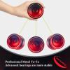 WATIEOBOO yoyo Responsive Yoyos for Beginners, yoyo Professional Unresponsive Metal yo yo for Advanced Players with Bearing Accessories+Removal Tool-Black+ Red view 3