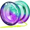 7YO AOE Responsive Yoyo for Kids 8-12 & Adults, Professional Yoyo Trick with Dual Function, Plastic Beginner Yo Yo with Bag, 10 Yo-yo Strings, KK Bearing, Bearing Tool view 1