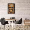 Adult Jigsaw Puzzle 1000 Pieces,Pumpkin Skull-Skeleton Art Jigsaw Puzzle Game,Portraits Jigsaw Puzzle Toys Exquisite Puzzles Gifts and Birthday Gifts 20x28.8inch view 3