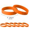 IDREAMBAND 100 pcs Rubber Bracelets Wristbands Colored Blank Bracelets Silicone Wristbands for Men Women Teen view 4