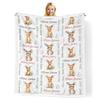 Novusopt Custom Baby Blankets for Boys with Kangaroo Name Receiving Baby Blanket Boy Girl Neutral Sherpa Blanket Personalized Blanket Warm Fuzzy Blanket Newborn Nursery Receiving Blankets view 1