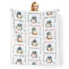 Novusopt Custom Baby Blankets for Boys with Kingfisher Name Receiving Baby Blanket Boy Girl Neutral Sherpa Blanket Personalized Blanket Warm Fuzzy Blanket Newborn Nursery Receiving Blankets view 1