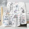 Novusopt Custom Baby Blankets for Boys with Hippo Name Receiving Baby Blanket Boy Girl Neutral Sherpa Blanket Personalized Blanket Warm Fuzzy Blanket Newborn Nursery Receiving Blankets view 3