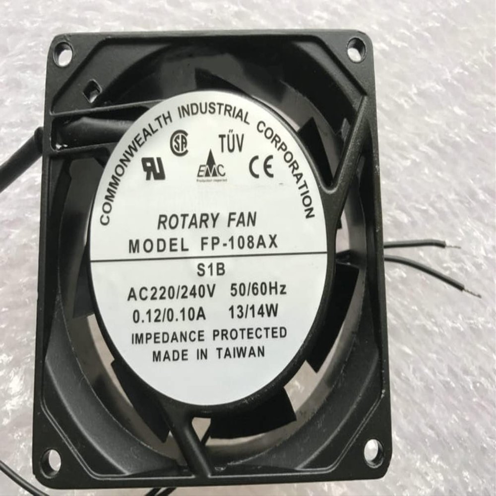 Cooling Fan 220V/240V 80mm 8025 for FP-108AX S1B 0.12/0.10A 80x80x25mm Cooling Fan